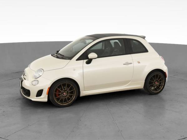 2018 FIAT 500c Abarth Cabriolet 2D Convertible White - FINANCE... for sale in Fresh Meadows, NY – photo 4