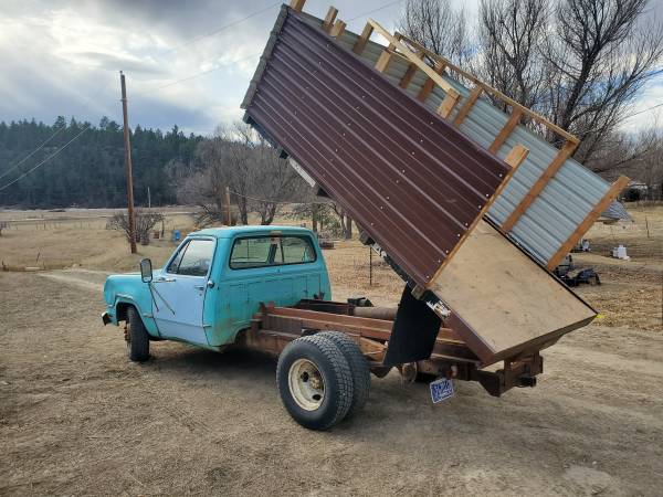 1973 Dodge Dump truck - cars & trucks - by owner - vehicle... for sale in Billings, MT – photo 2