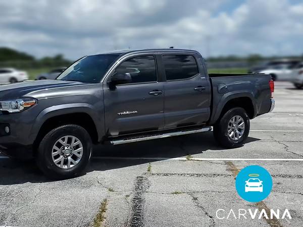 2017 Toyota Tacoma Double Cab SR5 Pickup 4D 5 ft pickup Gray -... for sale in Satellite Beach, FL – photo 3