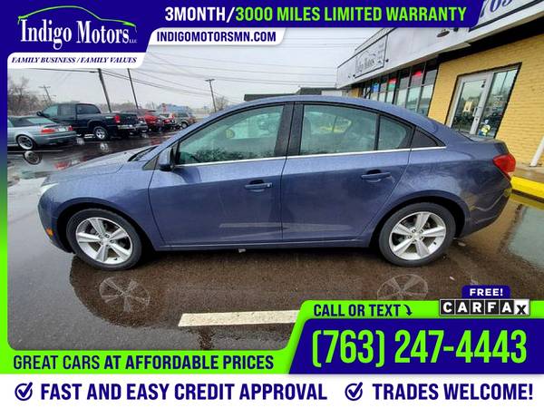 2013 Chevrolet Cruze 2LT 2 LT 2-LT 3mo 3 mo 3-mo 3000 mile warranty for sale in Ramsey , MN – photo 3