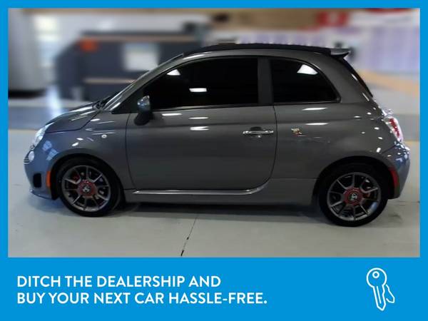 2013 FIAT 500 500c Abarth Cabrio Convertible 2D Convertible Gray for sale in Fort Lauderdale, FL – photo 4