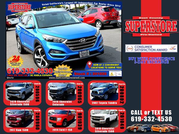 2016 HYUNDAI TUCSON LIMITED SUV-EZ FINANCING-LOW DOWN! - cars &... for sale in El Cajon, CA – photo 22