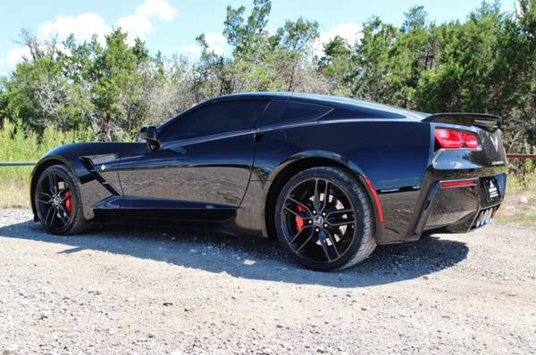 2014 CHEVROLET CORVETTE Z51 - 7 SPEED MANUAL - LOW MILES - BLK ON BLK! for sale in Liberty Hill, TX – photo 6