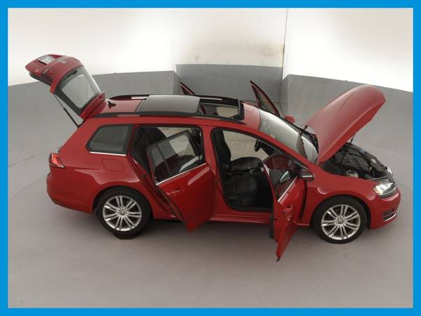 2015 VW Volkswagen Golf SportWagen TDI S Wagon 4D wagon Red for sale in irving, TX – photo 20