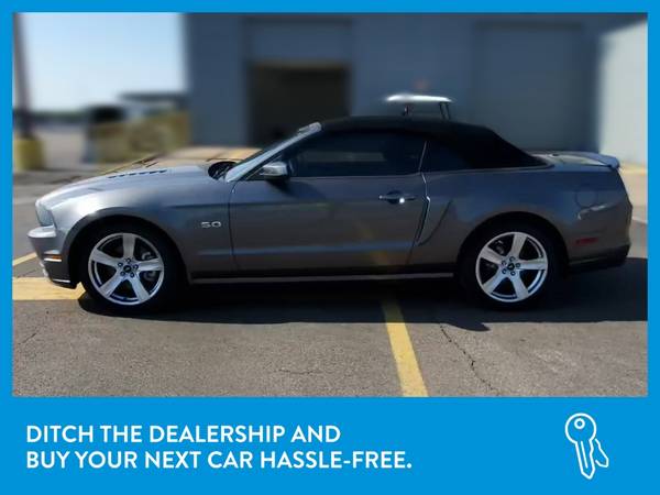 2014 Ford Mustang GT Premium Convertible 2D Convertible Gray for sale in Wausau, WI – photo 4