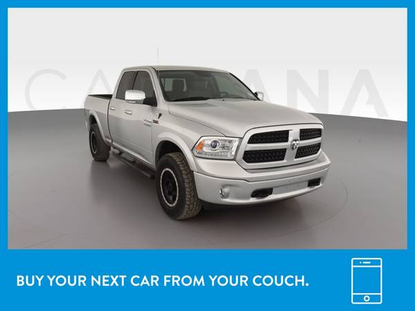 2014 Ram 1500 Quad Cab Laramie Pickup 4D 6 1/3 ft pickup Silver for sale in Chattanooga, TN – photo 12