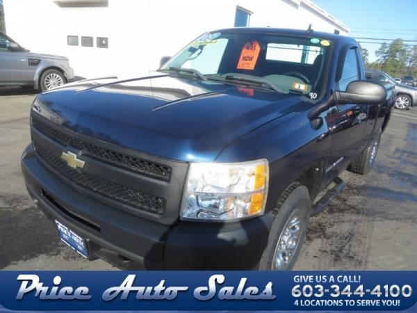 2009 Chevrolet Silverado 1500 Work Truck 4x4 2dr Regular Cab 8 ft.... for sale in Concord, ME – photo 2