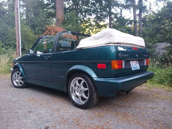 92 VW Cabriolet Convertible Wolfsburg Edition - - by for sale in Bellingham, WA – photo 4