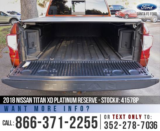 2018 NISSAN TITAN XD PLATINUM RESERVE Leather Seats, Diesel for sale in Alachua, FL – photo 17
