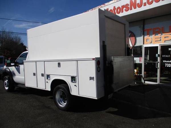 2013 Ford Super Duty F-450 DRW CREW CAB ENCLOSED UTILITY BODY RWD,... for sale in south amboy, IN – photo 3