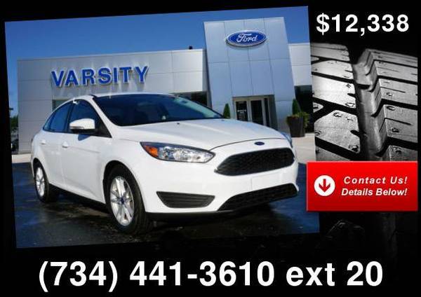 2016 Ford Focus SE - cars & trucks - by dealer - vehicle automotive... for sale in Ann Arbor, MI