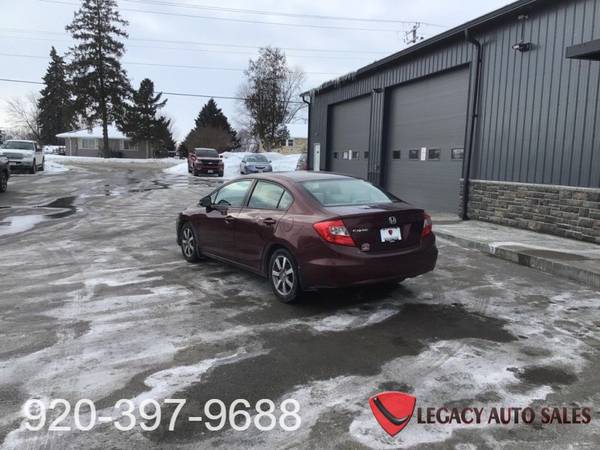 2012 HONDA CIVIC LX - - by dealer - vehicle automotive for sale in Jefferson, WI – photo 4