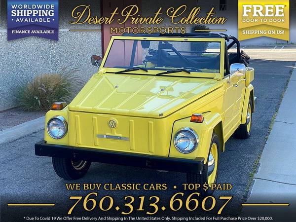1973 Volkswagen Thing Type 181 Convertible, removable roll bar Wagon for sale in Palm Desert, NY – photo 6