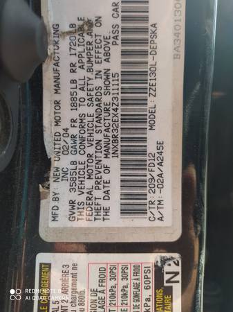 2004 Toyota Corolla S (CLEAN TITLE, EXCELLENT CONDITION, GAS SAVER)... for sale in Porterville, CA – photo 13