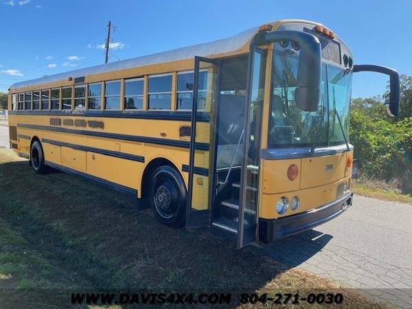 2004 THOMAS Bus Pusher Style Flat Nose Cab Over With Caterpillar -... for sale in Richmond, LA – photo 3