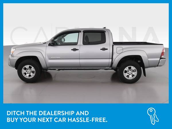 2015 Toyota Tacoma Double Cab PreRunner Pickup 4D 5 ft pickup Silver for sale in irving, TX – photo 4