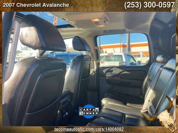 2007 Chevrolet Avalanche LTZ 1500 4dr Crew Cab 4WD SB - cars & for sale in Tacoma, WA – photo 10
