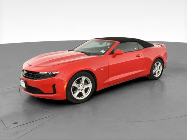 2019 Chevy Chevrolet Camaro LT Convertible 2D Convertible Red - -... for sale in Placerville, CA – photo 3