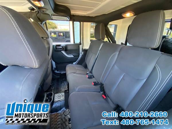 2017 JEEP WRANGLER UNLIMITED SAHARA 4WD 4DR UNIQUE TRUCKS - cars & for sale in Tempe, CO – photo 17