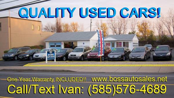 *****FOR GOOD QUALITY CARS,VANS AND SUVS VISIT!! www.bossautosales.net for sale in Rochester , NY