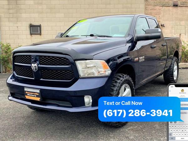 2014 RAM Ram Pickup 1500 Tradesman 4x4 4dr Quad Cab 6 3 ft SB for sale in Somerville, MA