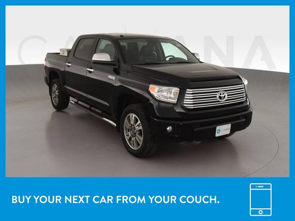 2014 Toyota Tundra CrewMax Platinum Pickup 4D 5 1/2 ft pickup Black for sale in Columbia, MO – photo 12