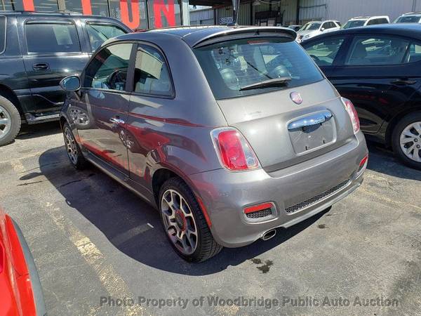 2012 FIAT 500 2dr Hatchback Sport Gray - - by for sale in Woodbridge, District Of Columbia – photo 4