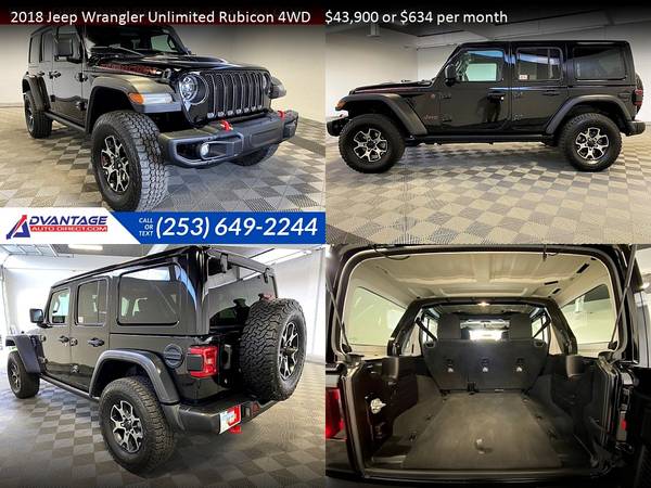 663/mo - 2020 Jeep Wrangler Unlimited Sahara - - by for sale in Kent, WA – photo 24
