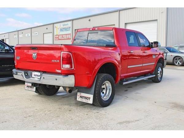 2015 Ram 3500 Laramie Longhorn (Flame Red Clearcoat) - cars & trucks... for sale in Chandler, OK – photo 3