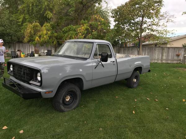 1977 dodge W200 4x4 - cars & trucks - by owner - vehicle automotive... for sale in Moses Lake, WA – photo 6