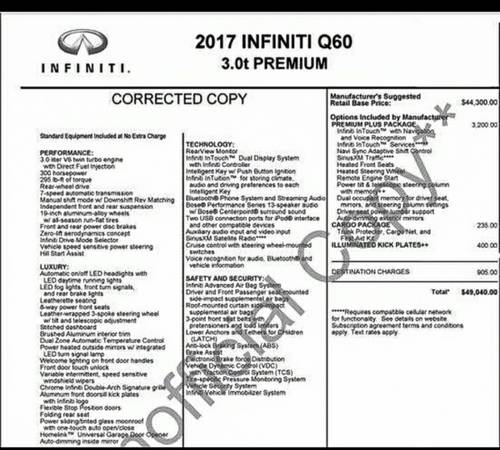 2017 Infiniti Q60 - cars & trucks - by owner - vehicle automotive sale for sale in Bakersfield, CA – photo 6