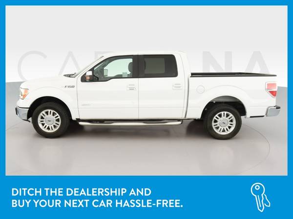 2014 Ford F150 SuperCrew Cab Lariat Pickup 4D 5 1/2 ft pickup White for sale in Baton Rouge , LA – photo 4