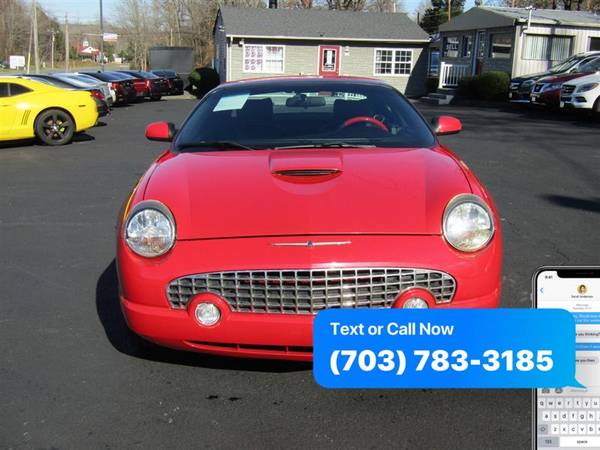 2004 FORD THUNDERBIRD w/Hardtop Premium ~ WE FINANCE BAD CREDIT -... for sale in Stafford, District Of Columbia – photo 2