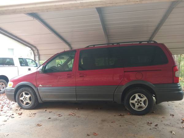2001 Pontiac Montana Extended Minivan - cars & trucks - by owner -... for sale in Statesville, NC – photo 2