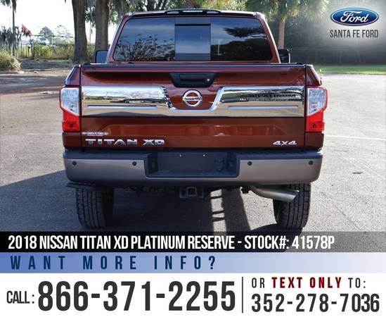 2018 NISSAN TITAN XD PLATINUM RESERVE Leather Seats, Diesel for sale in Alachua, FL – photo 6