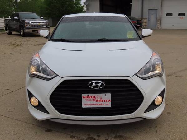 2014 Hyundai Veloster Turbo coupe White - - by dealer for sale in Ankeny, IA – photo 2
