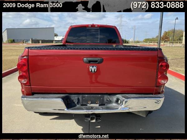 2009 Dodge Ram 3500 SLT 4X4 Dually Diesel - cars & trucks - by... for sale in Lewisville, TX – photo 4