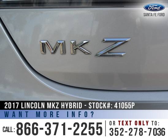 2017 Lincoln MKZ Hybrid Select Remote Start - Bluetooth for sale in Alachua, GA – photo 10