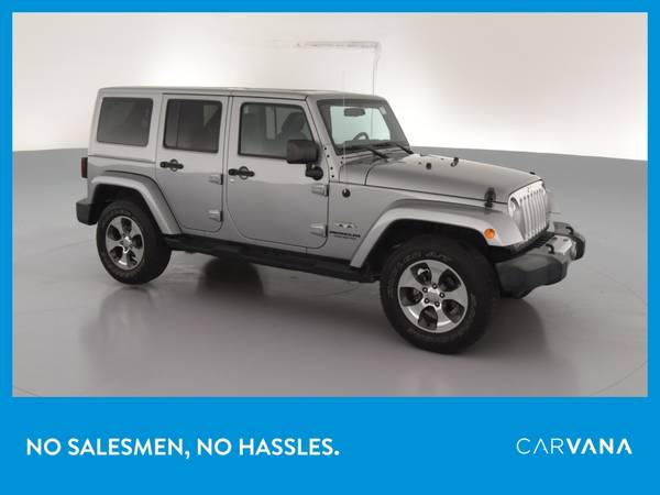 2017 Jeep Wrangler Unlimited Sahara Sport Utility 4D suv Silver for sale in Glens Falls, NY – photo 11