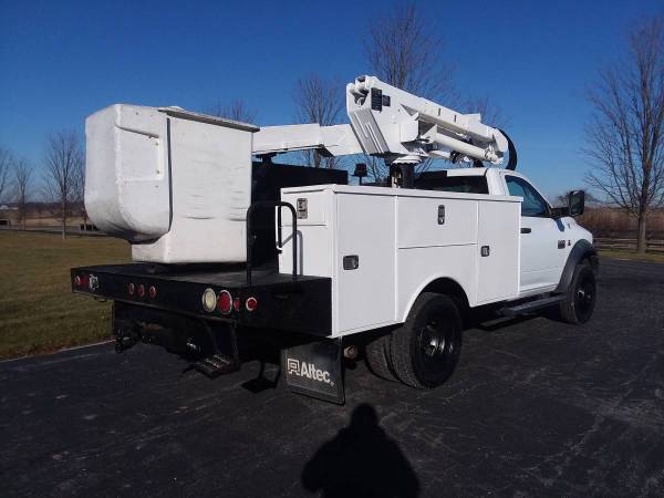 45' 2012 Dodge Ram 5500 Diesel Bucket Boom Lift Truck ALTEC AT37G -... for sale in Gilberts, IA – photo 8