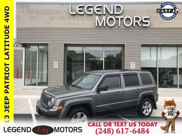 2013 Jeep Patriot Latitude for sale in Waterford, MI