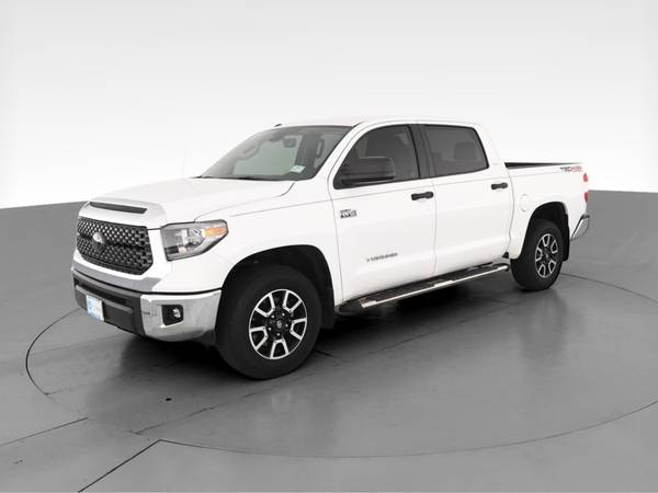 2018 Toyota Tundra CrewMax SR5 Pickup 4D 5 1/2 ft pickup White - -... for sale in South El Monte, CA – photo 3