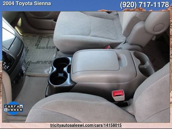 2004 TOYOTA SIENNA XLE 7 PASSENGER 4DR MINI VAN Family owned since for sale in MENASHA, WI – photo 17