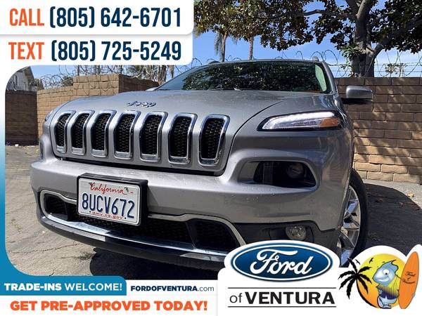 349/mo - 2015 Jeep Cherokee Limited - - by dealer for sale in Ventura, CA – photo 2