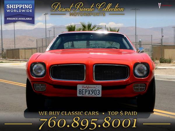 1970 Pontiac FireBird Coupe Coupe for sale. CALL TODAY for sale in Palm Desert, TX – photo 4