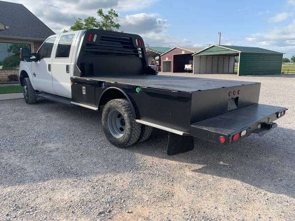 2014 FORD F-350 CREW CAB FLATBED DIESEL 4WD DELETED - cars & for sale in Noble, TX – photo 5