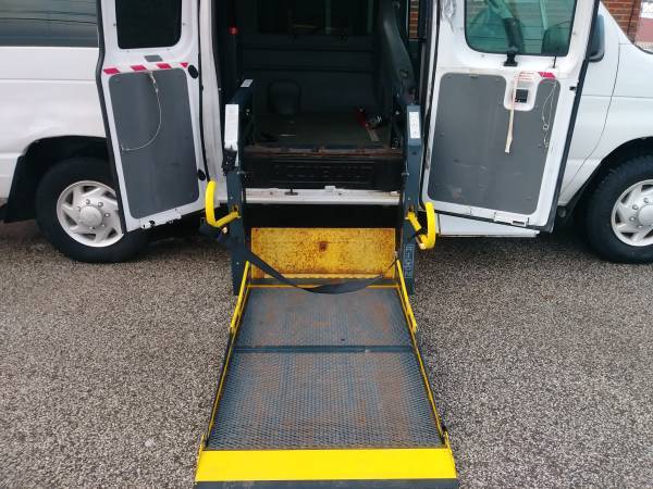 FORD ECONOLINE E350 EXTENDED HIGH TOP WHEELCHAIR VAN 67878 MILES -... for sale in Brook Park, OH – photo 2