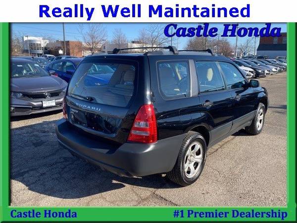 2005 Subaru Forester van Black - - by dealer - vehicle for sale in Morton Grove, IL – photo 5