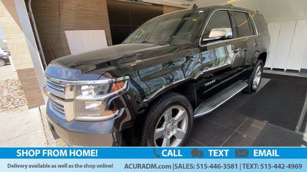 2015 Chevy Chevrolet Tahoe LTZ suv Black - - by dealer for sale in Johnston, IA – photo 10
