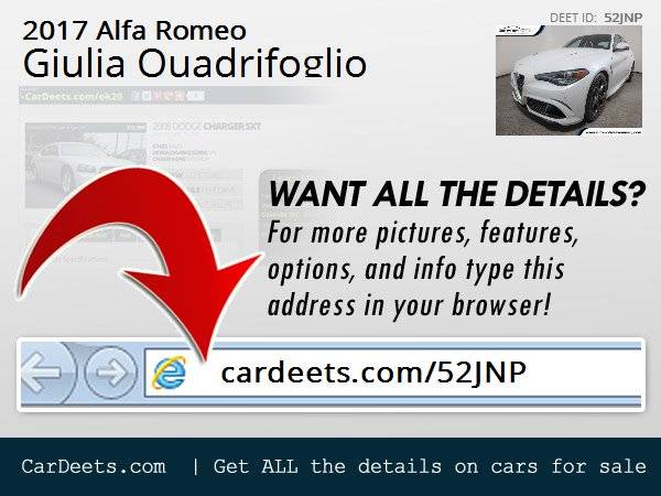 2017 Alfa Romeo Giulia Quadrifoglio, Trofeo White Tri-Coat - cars & for sale in Wall, NJ – photo 24